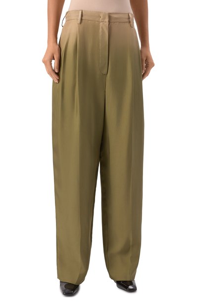 Шелковые брюки PRADA, арт. P201I/14TF, ф�ото 3