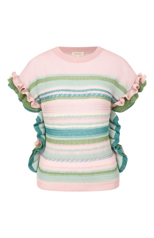 

Хлопковый топ Delpozo, Розовый
