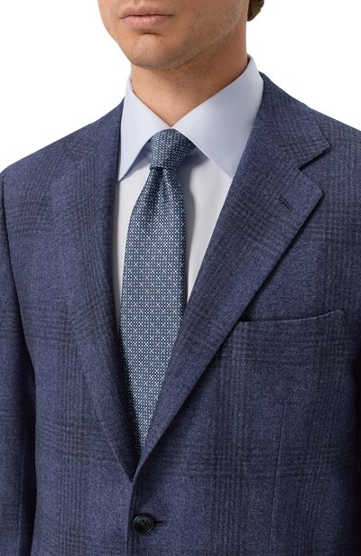 Мужской шелковый галстук KITON, арт. UCRVKLC01M01