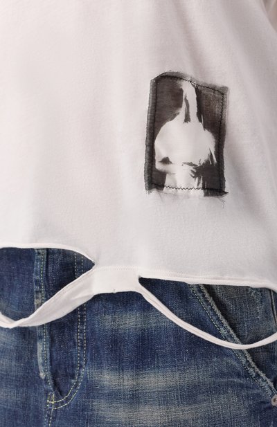 Хлопковая футболка ANN DEMEULEMEESTER, арт. B0012842/FA638, фото 5