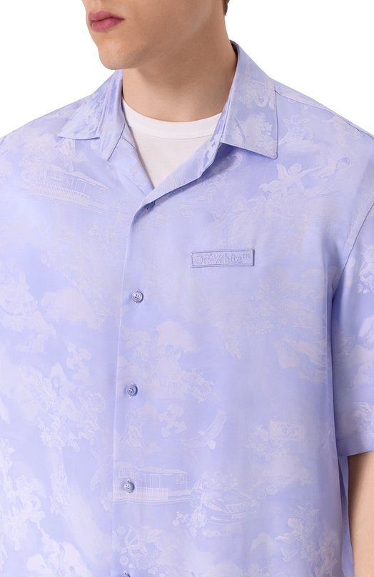 Рубашка Off-White 0MGG013S25FAB005 Фиолетовый  0MGG013S25FAB005 Фото 5
