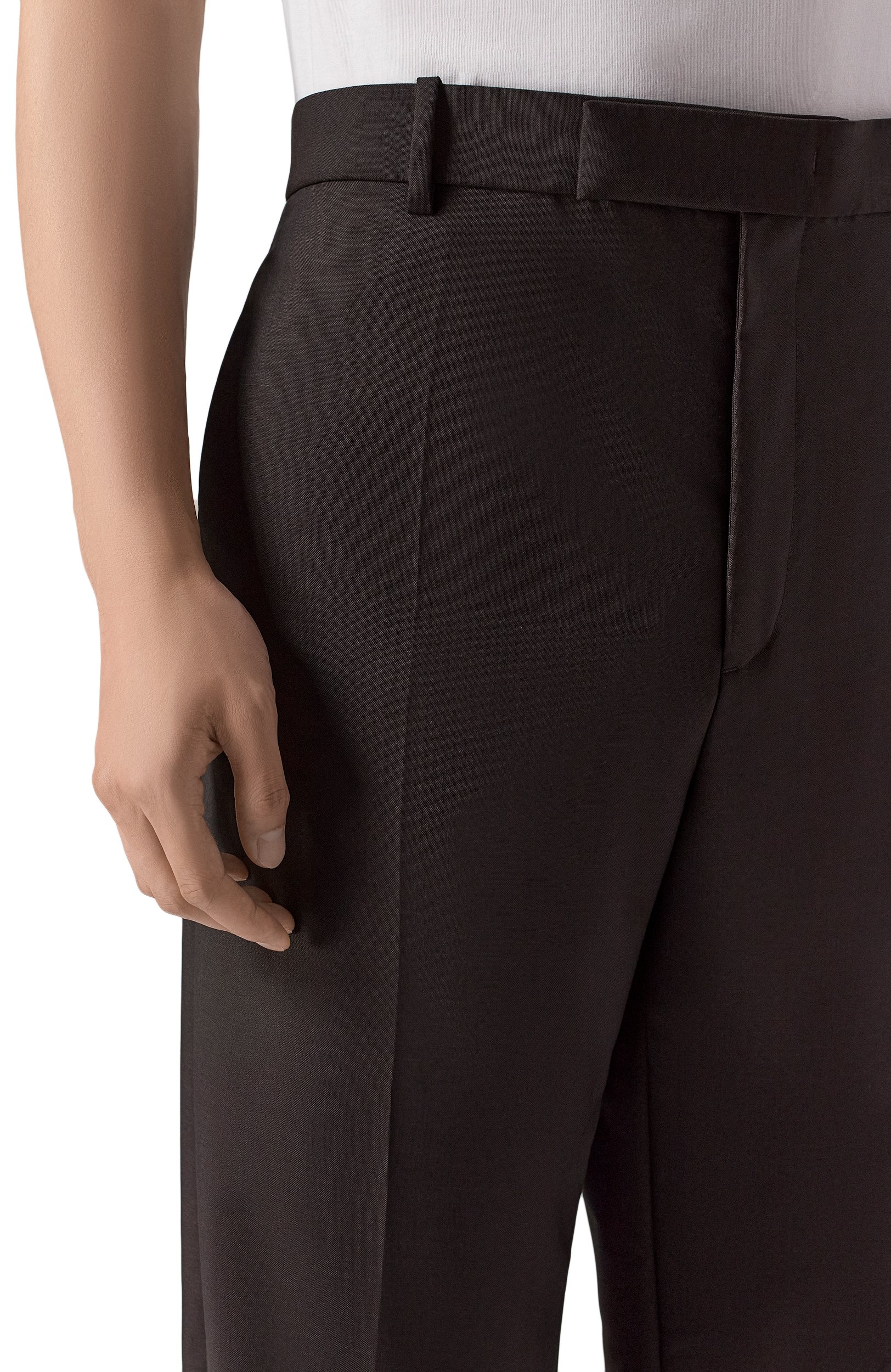 Шерстяные брюки JIL SANDER, арт. J22KA0401/J41444, фото 5