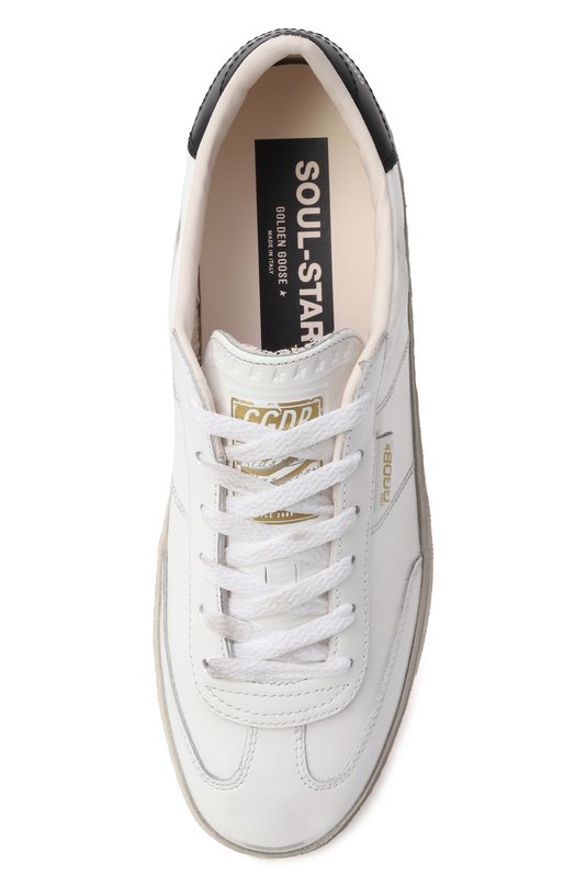 Кожаные кеды Soul Star Golden Goose Deluxe Brand GWF00464.F006932 Белый  GWF00464.F006932 Фото 6