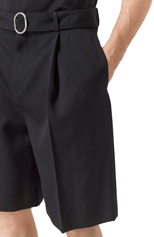 Шерстяные шорты Jil Sander J22KA0273/J40002 Чёрный  J22KA0273/J40002 Фото 5