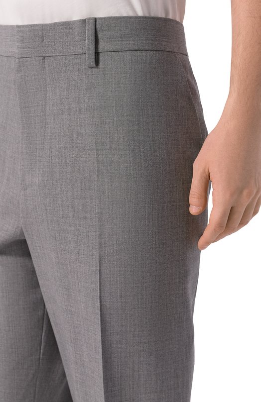 Шерстяные брюки Moschino V0319/0222 Серый  V0319/0222 Фото 5