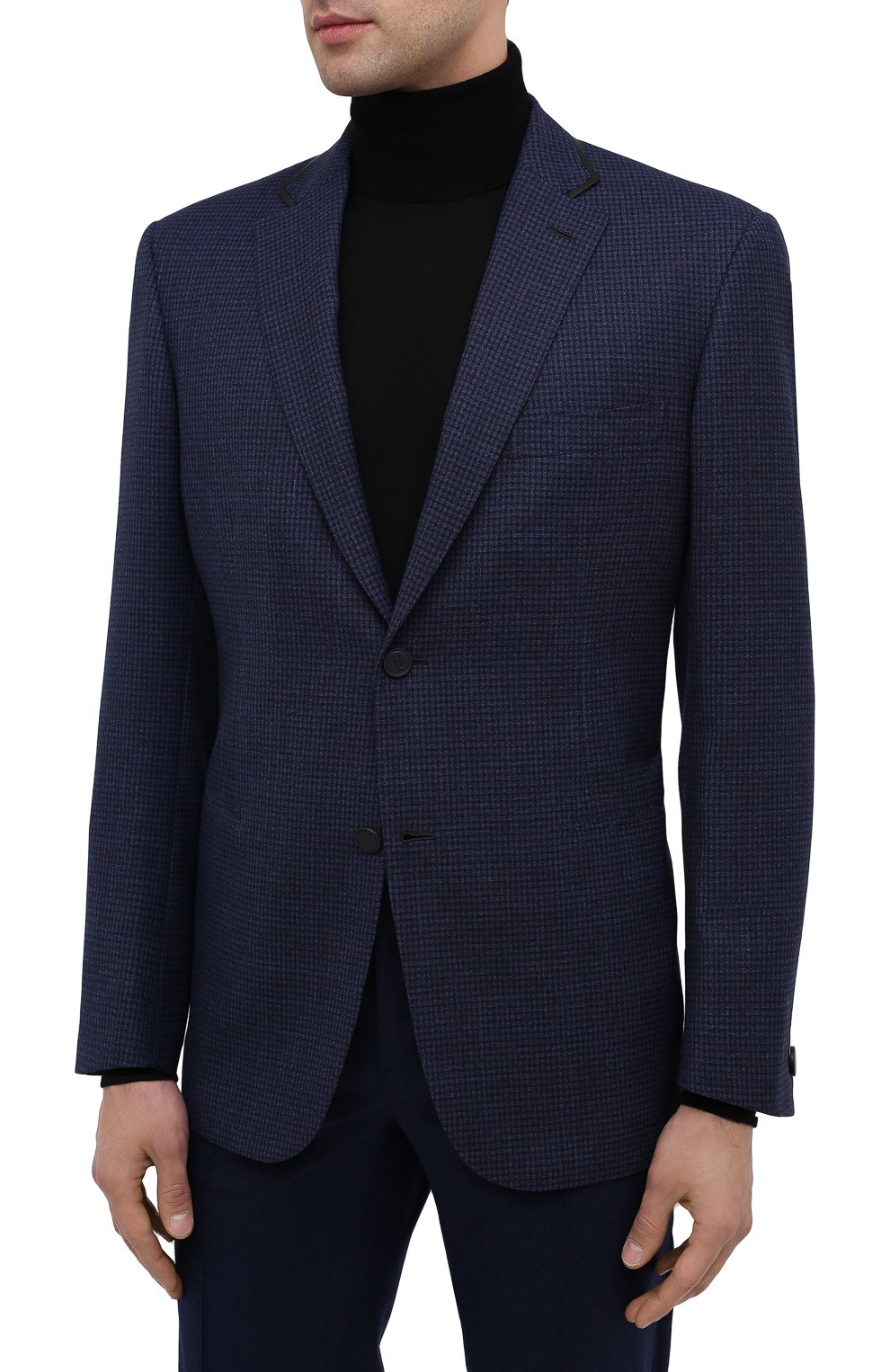 Шерстяной пиджак BRIONI темно-синего цвета по цене 518500 руб., арт. RGQ00L/09A6I/D0R0TE0, фото 3 Шерстяной пиджак BRIONI, арт. RGQ00L/09A6I/D0R0TE0, фото 3