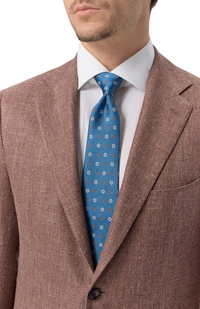 Мужской шелковый галстук CANALI, арт. 18/HJ04568