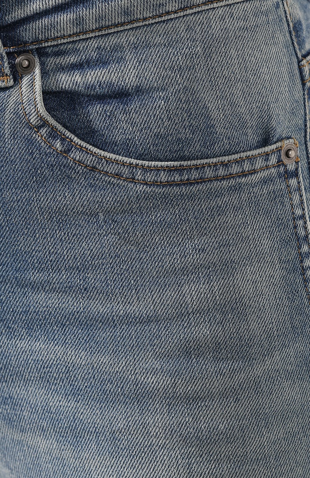 Джинсы SAINT LAURENT синего цвета по цене 83550 руб., арт. 606670/Y0507, фото 5 Джинсы SAINT LAURENT, арт. 606670/Y0507, фото 5