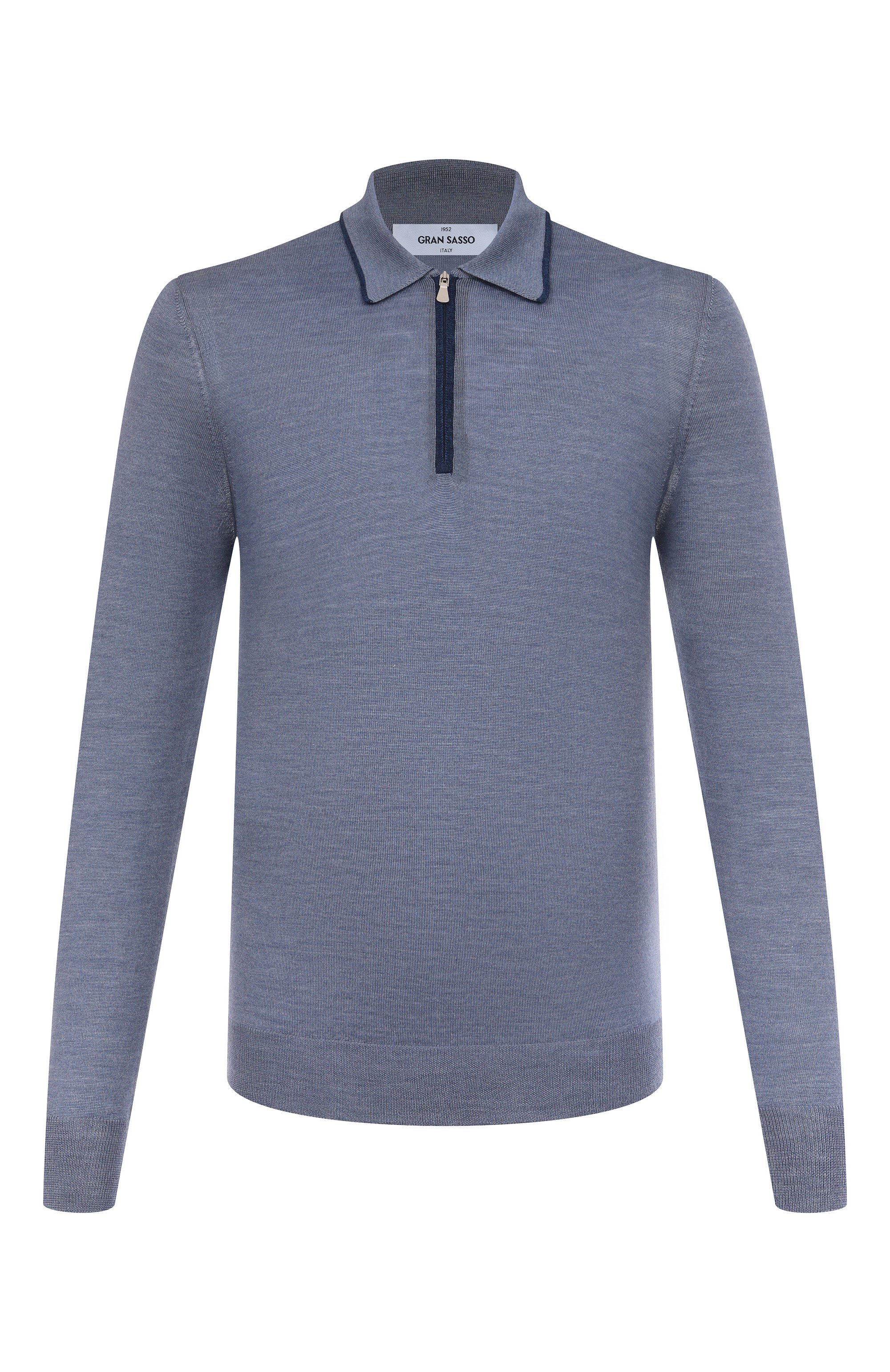 Поло из шерсти и шелка GRAN SASSO, арт. 57146/13125, фото 1