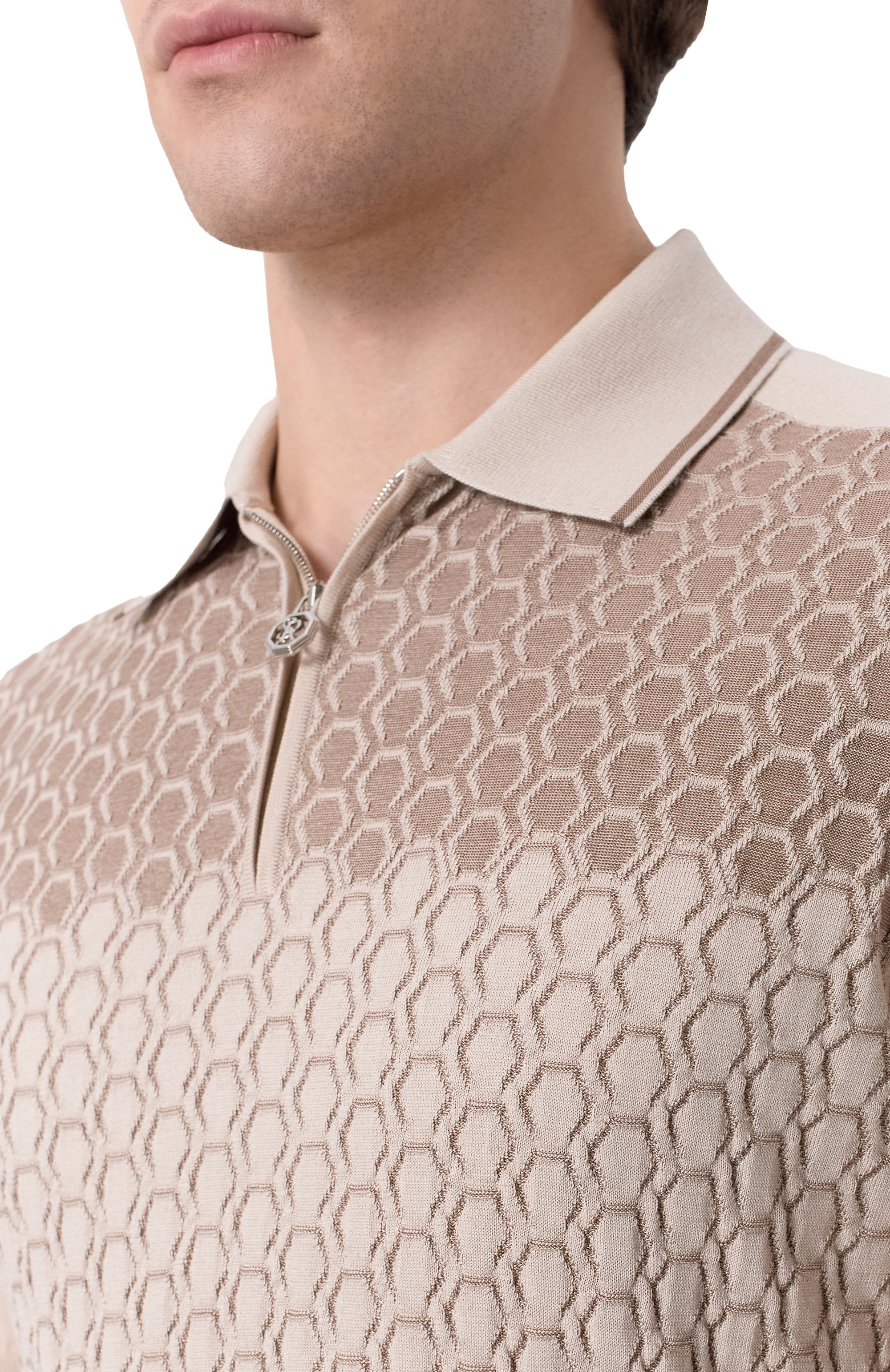 Поло из шелка и хлопка STEFANO RICCI, арт. K818109P31/F26175, фото 5