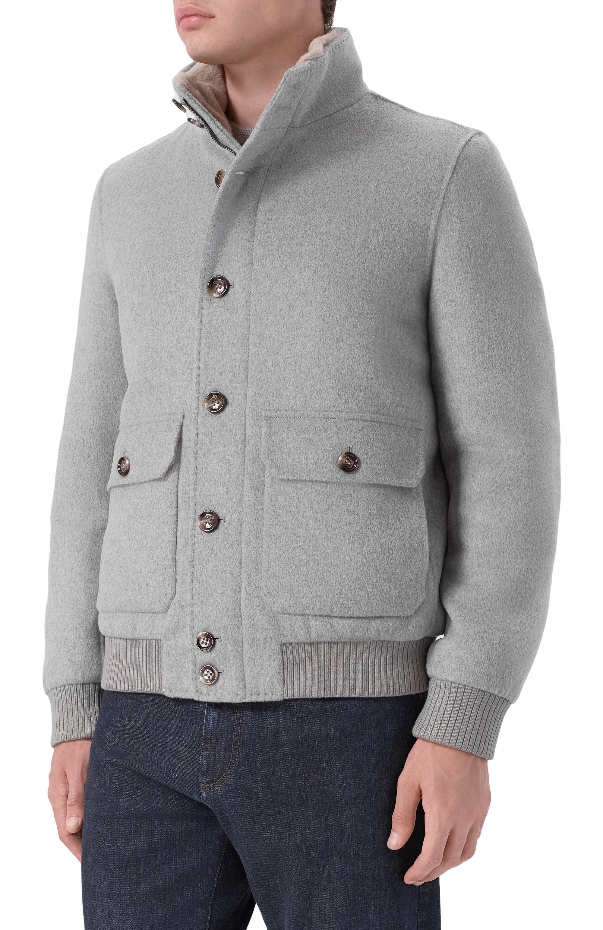 Бомбер из шерсти и вискозы GIMO'S, арт. 5W20.U.020.605, фото 3