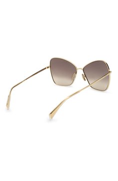 Женские солнцезащитные очки CELINE EYEWEAR золотого цвета, арт. CL40080U 30F | Фото 4 (Региональные ограничения белый список (Axapta Mercury): Не проставлено, RU; Нос: Не проставлено; Тип очков: С/з; Статус проверки: Проверено, Проверена категория; Материал сплава: Проверено; Оптика Гендер: оптика-женское; Очки форма: Бабочка)