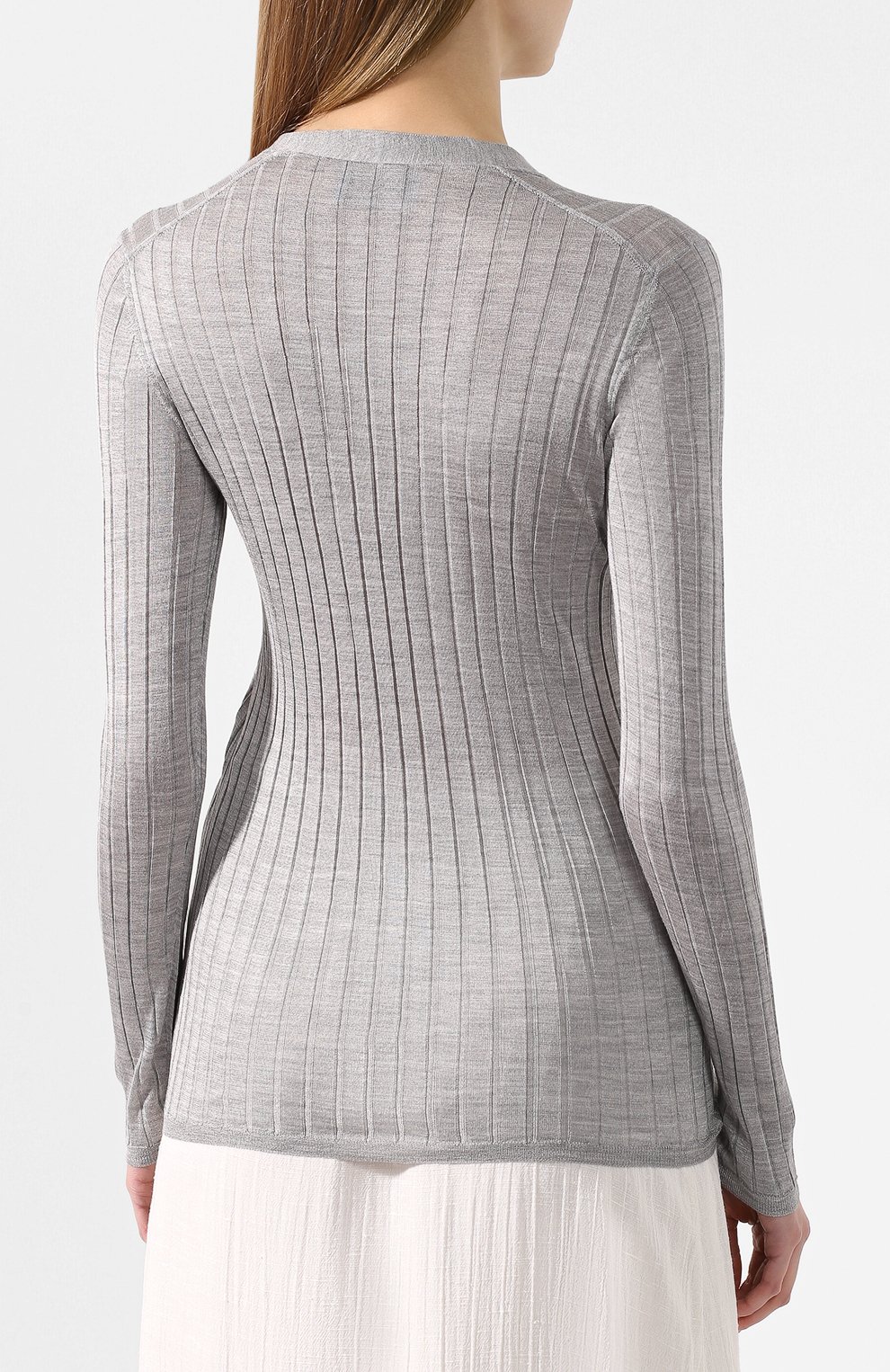 Шелковый кардиган PRADA, арт. P25H32-1WXM-F0031, фото 4