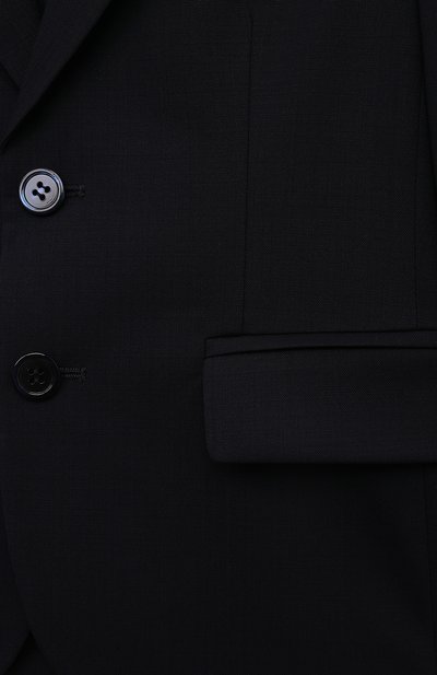 Шерстяной пиджак IL GUFO темно-синего цвета по цене 66600 руб., арт. PATGB102W0060/10A-14A, фото 3 Шерстяной пиджак IL GUFO, арт. PATGB102W0060/10A-14A, фото 3