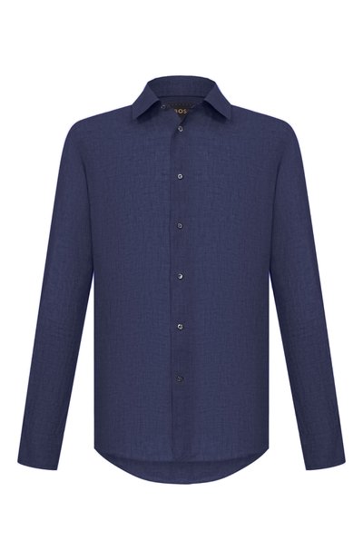 Мужская льняная рубашка BOSS CAMEL, арт. 50560284