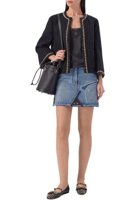 Джинсовая юбка Valentino 8B3DD21C/9YB Голубой  8B3DD21C/9YB Фото 2