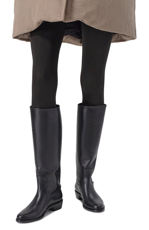 Кожаные сапоги Ferragamo 01K226/784901 Чёрный  01K226/784901 Фото 2