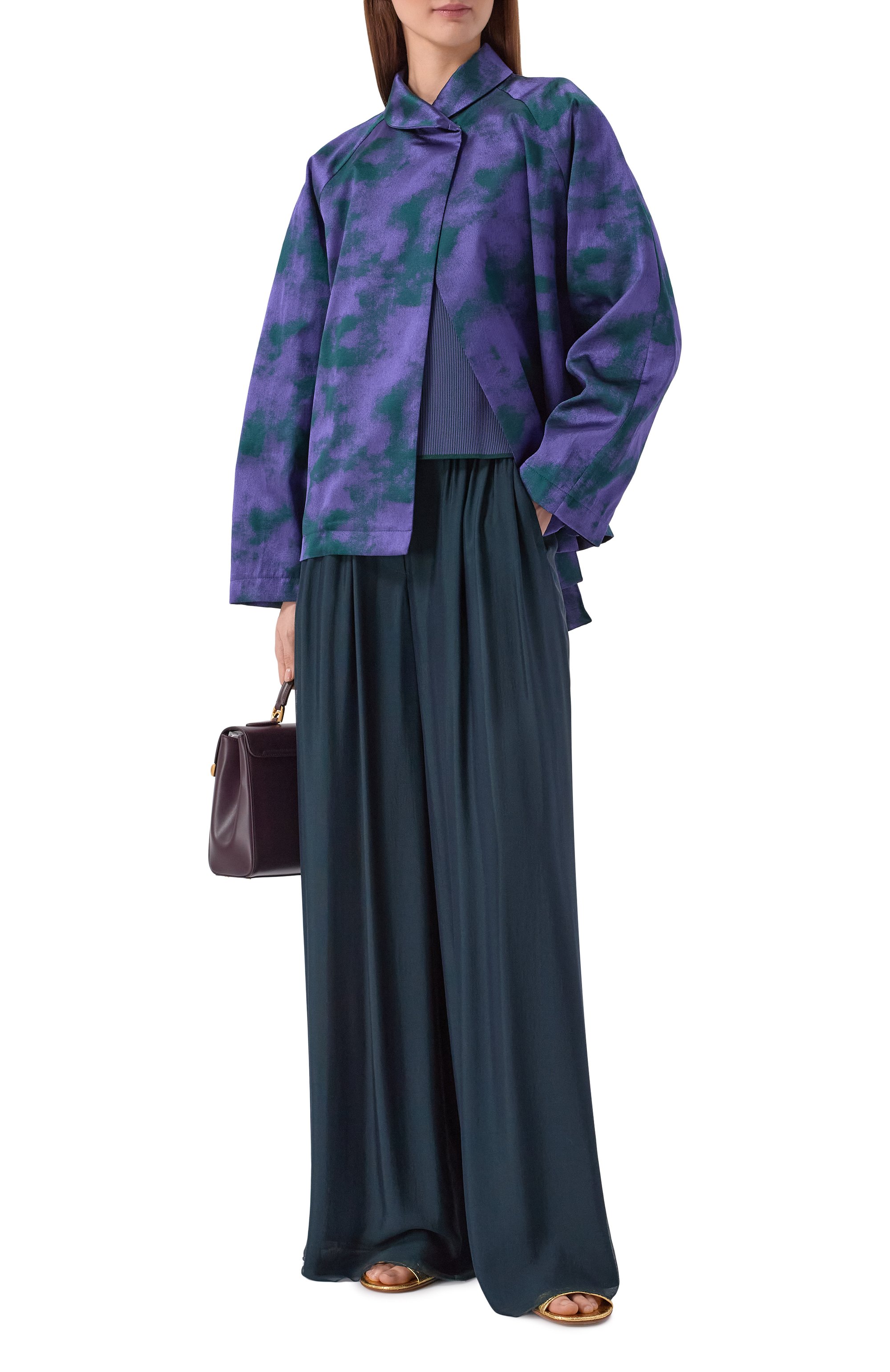 Брюки из вискозы и шелка GIORGIO ARMANI, арт. GW002794/AF25746, фото 2