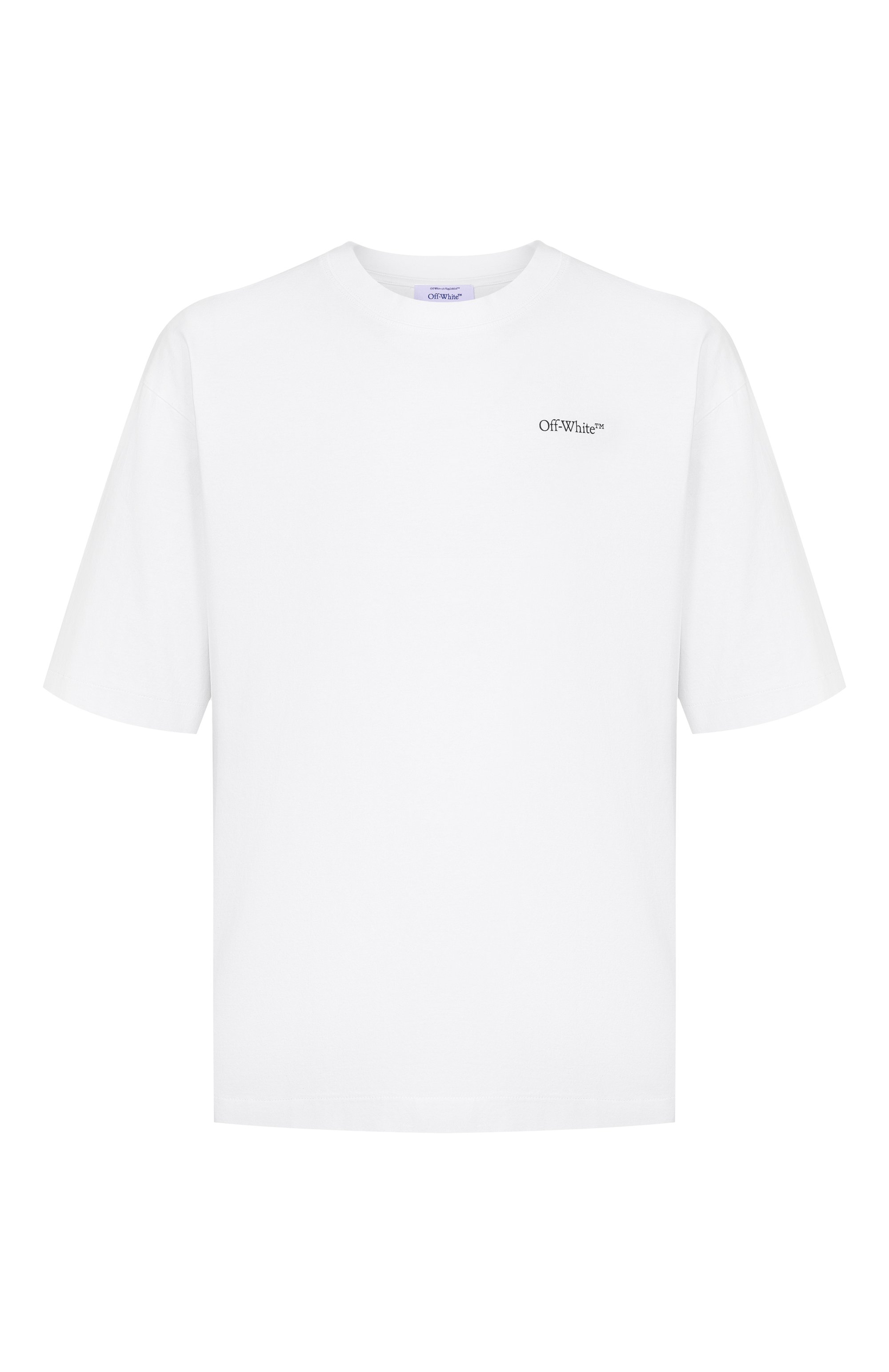 Хлопковая футболка OFF-WHITE, арт. 0MAA120F25JER00M, фото 1