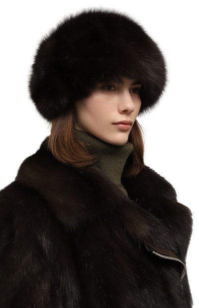 Меховой берет из соболя VICTORIA KUSENKOVA, арт. 013500004008, фото 2