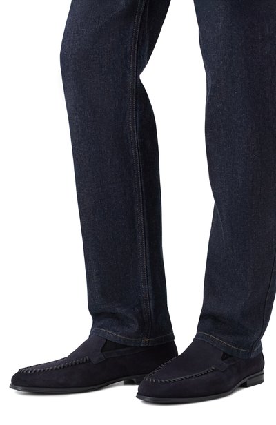 Замшевые лоферы DOUCAL'S, арт. DU3517N0TTUY009N, фото 3