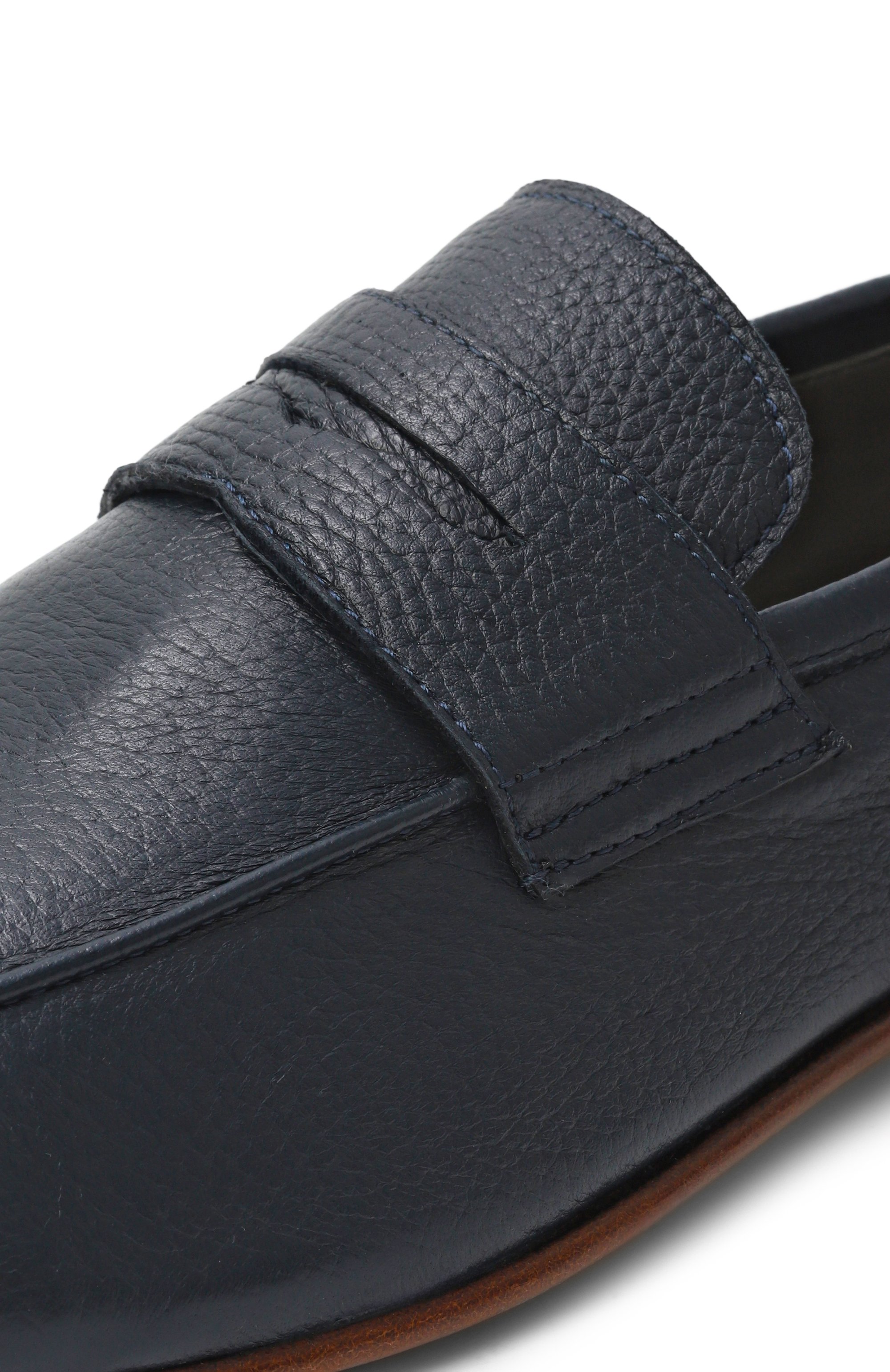 Кожаные пенни-лоферы CORNELIANI, арт. 25TM77-2520917, фото 7