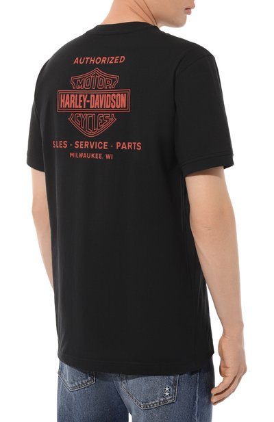 Хлопковая футболка HARLEY-DAVIDSON, арт. 96837-23VM, фото 4