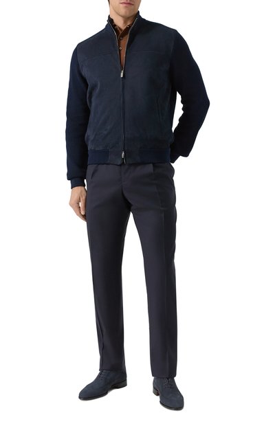 Замшевые оксфорды ZILLI, арт. H0124AM1107VLSW03, фото 2