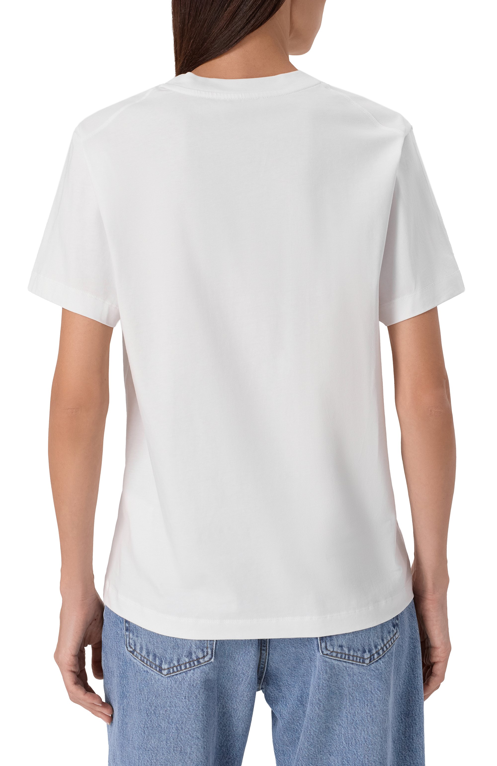 Хлопковая футболка M05CH1NO JEANS, арт. J0713/8236, фото 4