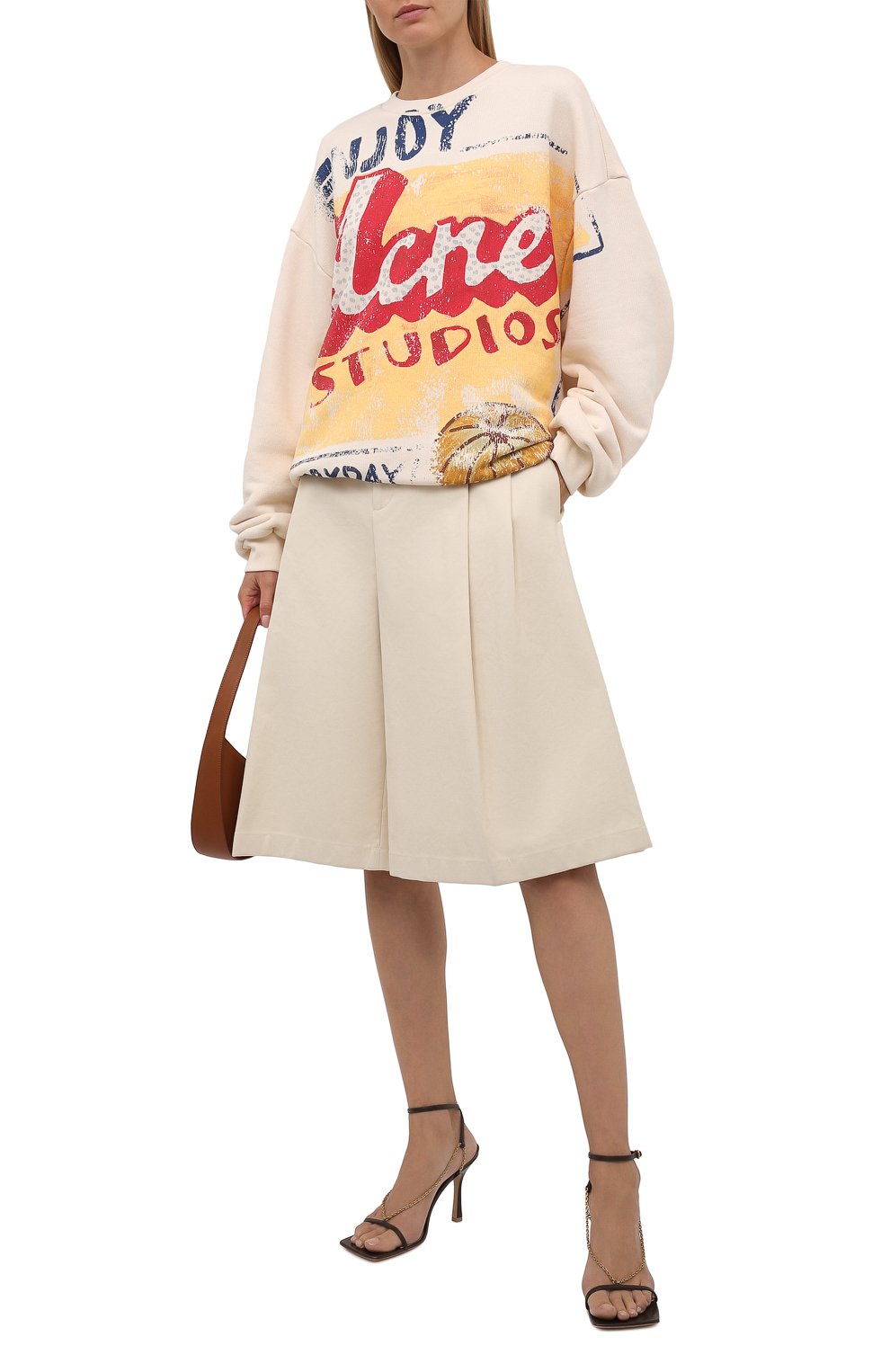 Хлопковый свитшот ACNE STUDIOS, арт. AI0104, фото 2