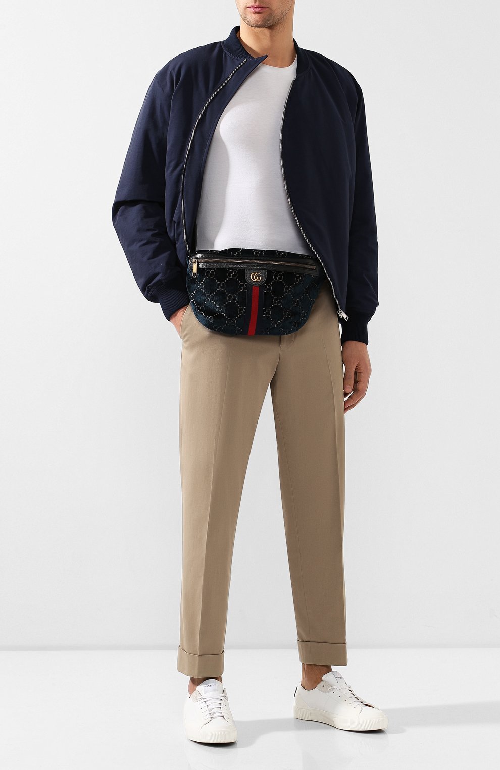 Текстильная поясная сумка GUCCI, арт. 574968/GZ8BT, фото 2