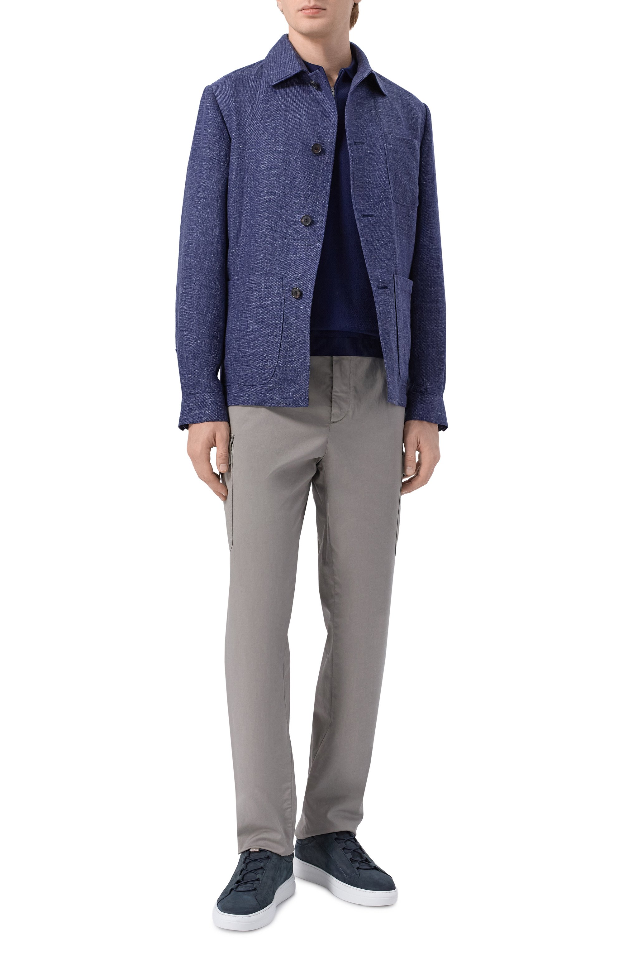 Пиджак изо льна и шерсти CORNELIANI, арт. 27XL50/2718258, фото 2