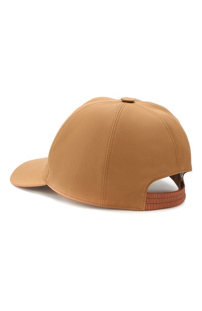 Хлопковая бейсболка LORO PIANA коричневого цвета по цене 36700 руб., арт. FAL0658, фото 2 Хлопковая бейсболка LORO PIANA, арт. FAL0658, фото 2