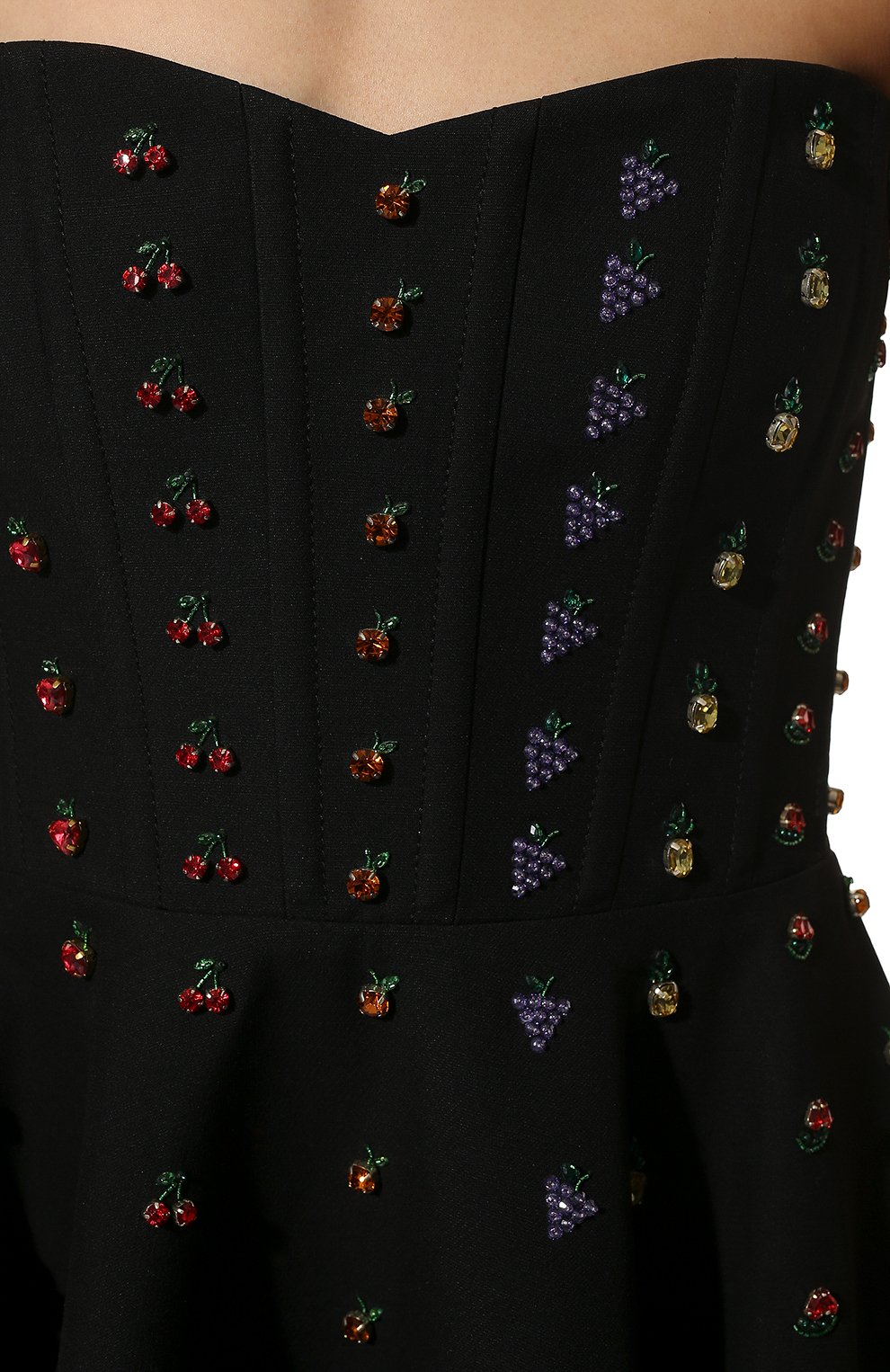 Платье из шерсти и шелка VALENTINO, арт. XB3VAXJ61CF, фото 5