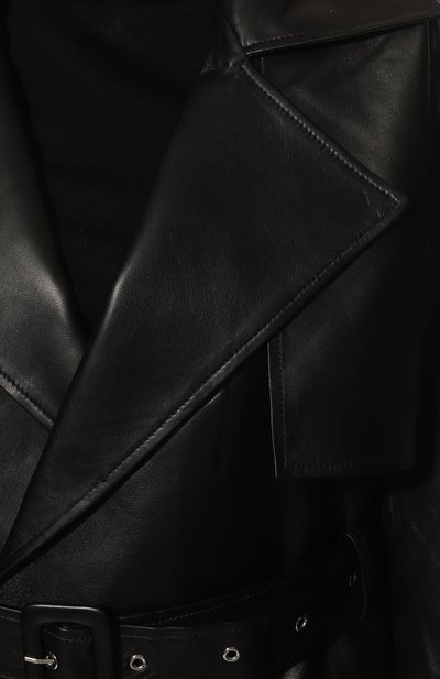 Кожаная куртка ADDICTED, арт. CROPPED TRENCH style 6.BLACK, фото 5