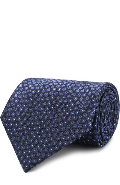 Мужской шелковый галстук с узором ZEGNA, арт. Z3E37/1XW