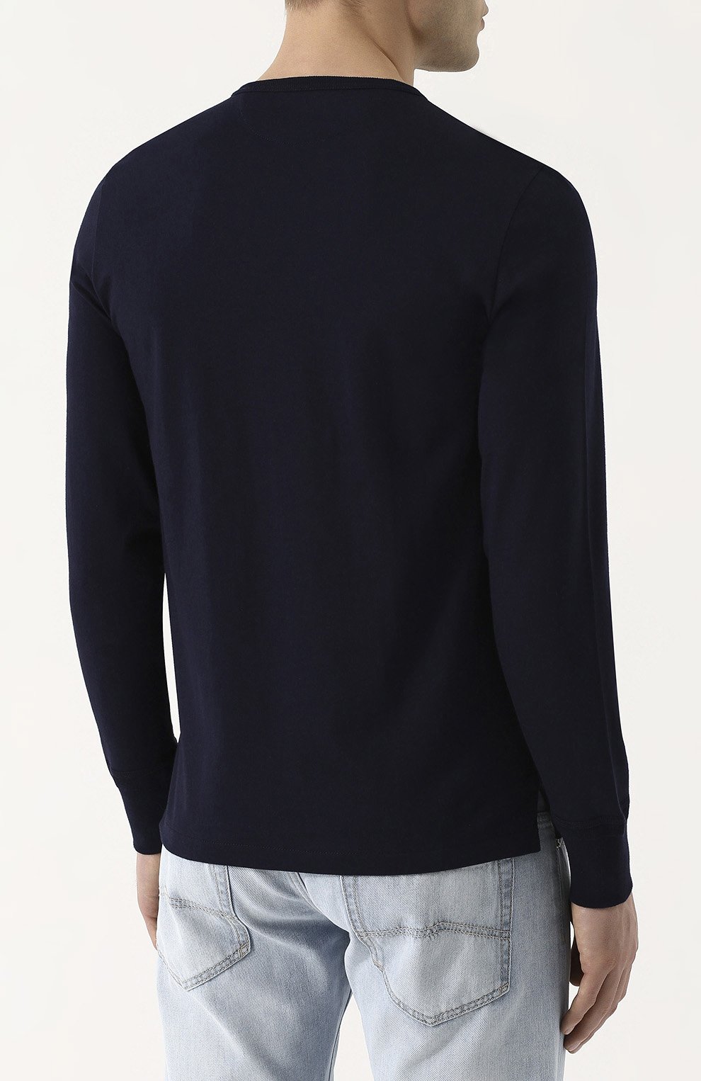 Хлопковый лонгслив с воротником на пуговицах TOM FORD, арт. BP402/TFJ890, фото 4