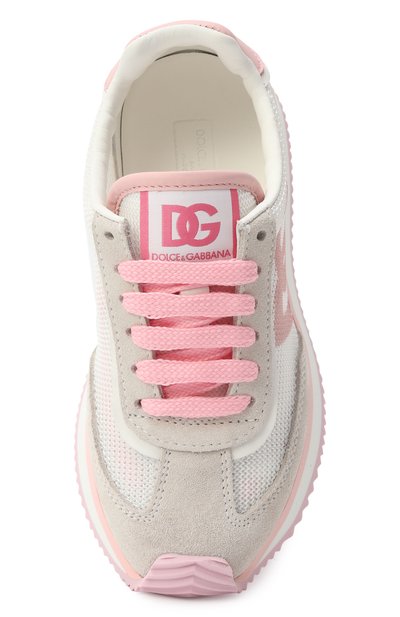 Комбинированные кроссовки dg cushion DOLCE & GABBANA, арт. DA5260/A5355/24-28, фото 4