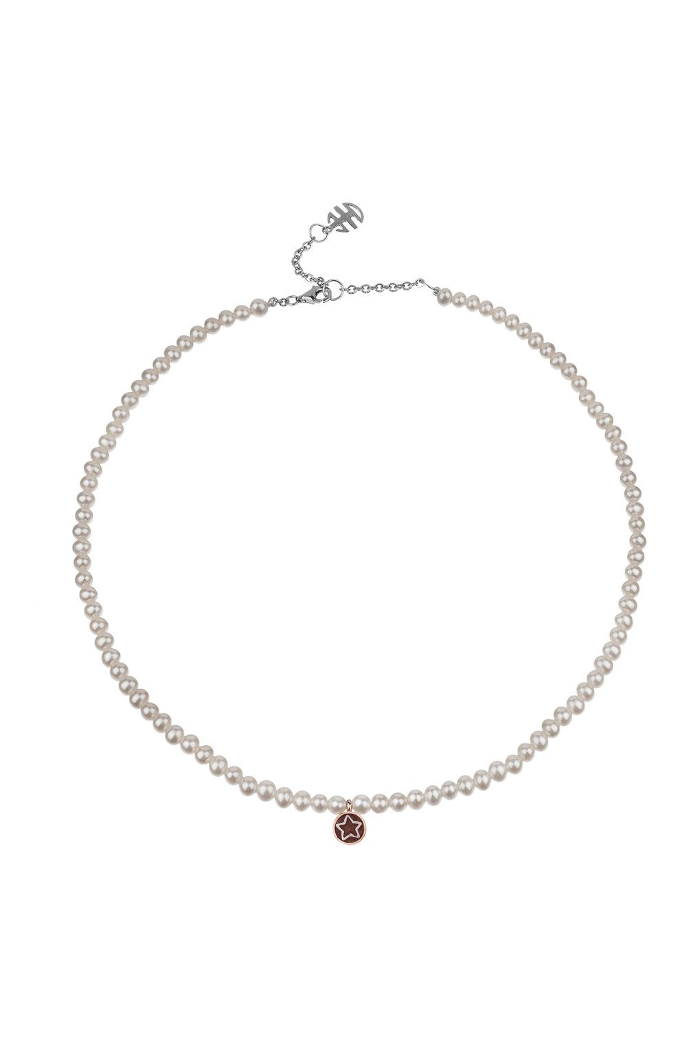 Колье MIMI бесцветного цвета по цене 56100 руб., арт. C21VZK1SAS90, фото 1 Колье MIMI, арт. C21VZK1SAS90, фото 1