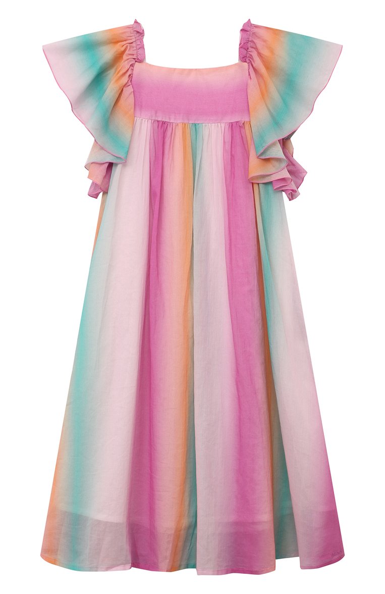 Хлопковое платье CHLOÉ, арт. C20065/6A-12A, фото 1