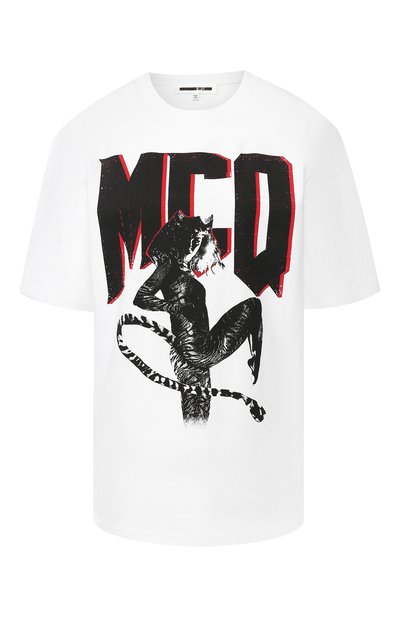 Женская хлопковая футболка MCQ SWALLOW, арт. 494256/RMJ79