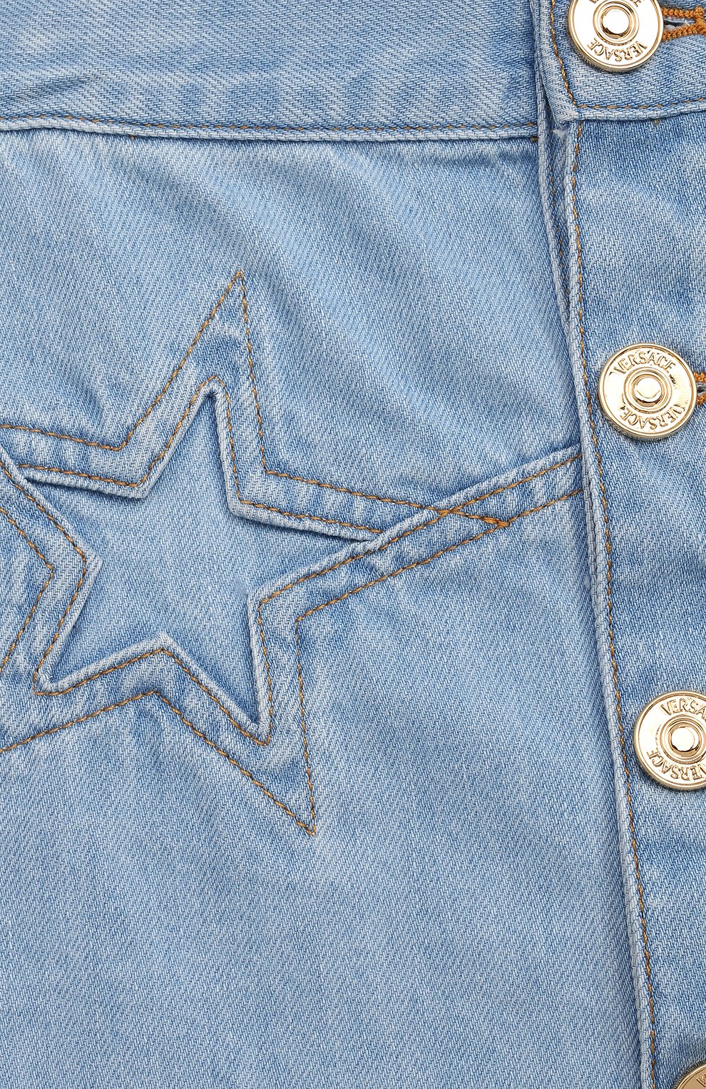 Джинсовая юбка VERSACE, арт. 1012691/1A09205/8A-14A, фото 3