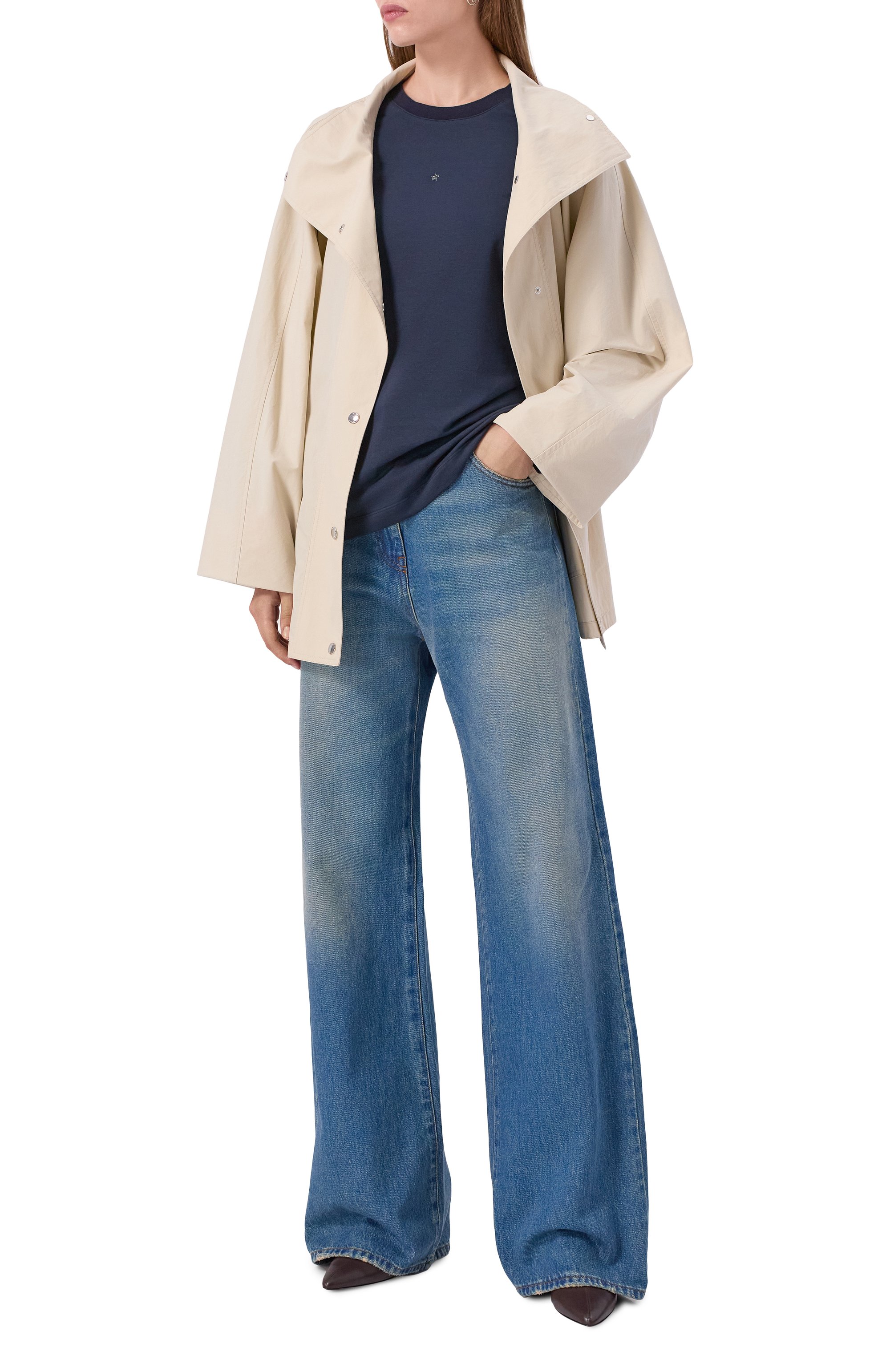 Хлопковый лонгслив LORENA ANTONIAZZI, арт. TS10A/4577, фото 2