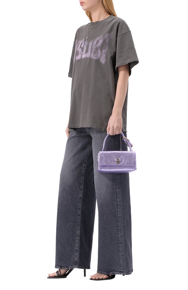 Женская сумка the dual MARC JACOBS (THE) сиреневого цвета, арт. 2R4HSH016H02 | Фото 7 (Размер: small; Материал: Натуральная кожа)