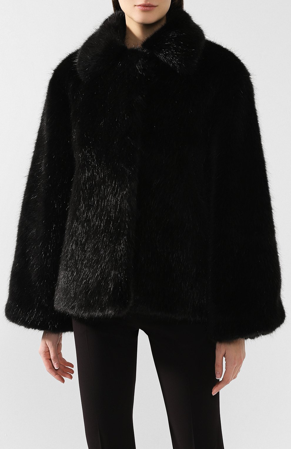 Шуба из эко-меха TOTEME, арт. CHATEL FAUX FUR 1902-1911, фото 3