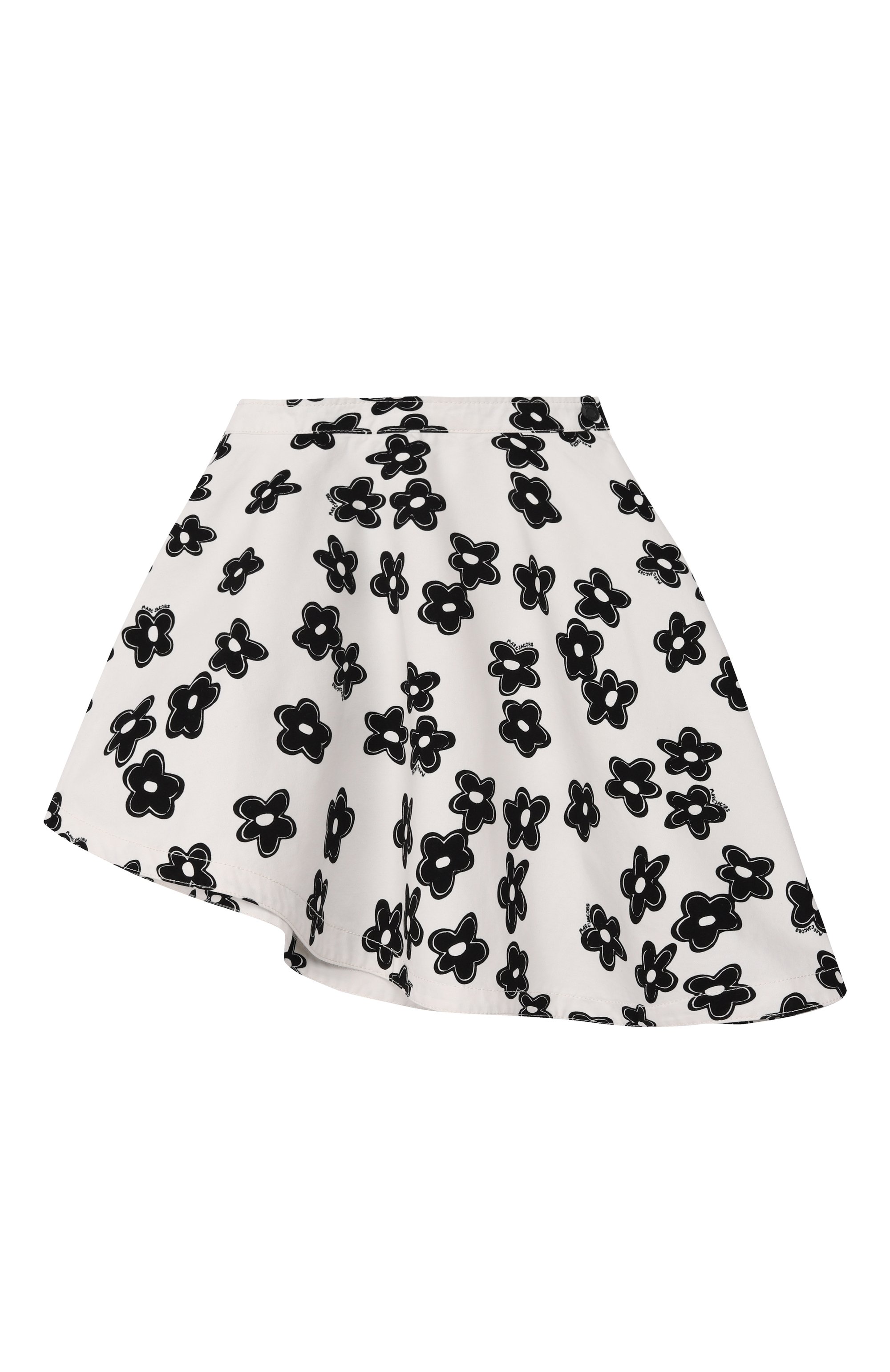 Хлопковая юбка MARC JACOBS (THE) черно-белого цвета по цене 22100 руб., арт. W60727, фото 1 Хлопковая юбка MARC JACOBS (THE), арт. W60727, фото 1