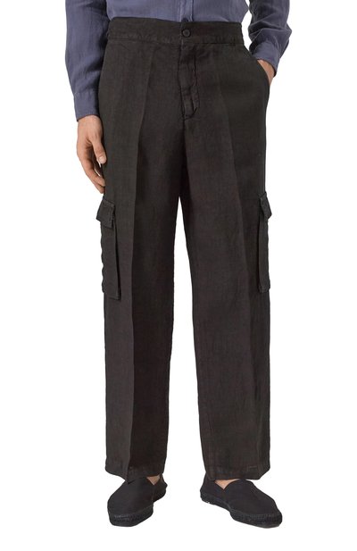 Льняные брюки-карго INLINUM, арт. CARG011, фото 3