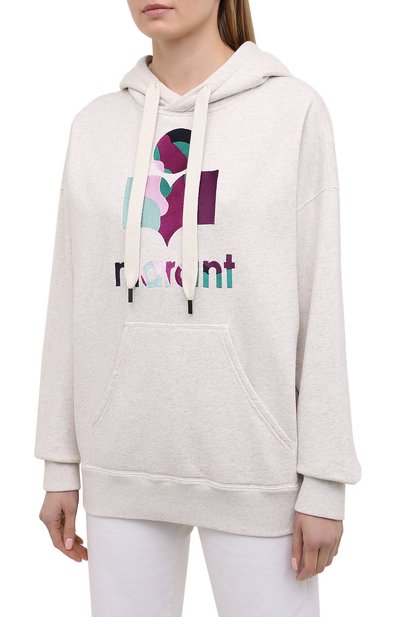 Хлопковое худи ISABEL MARANT ETOILE, арт. SW0031-21P039E/MANSEL, фото 3