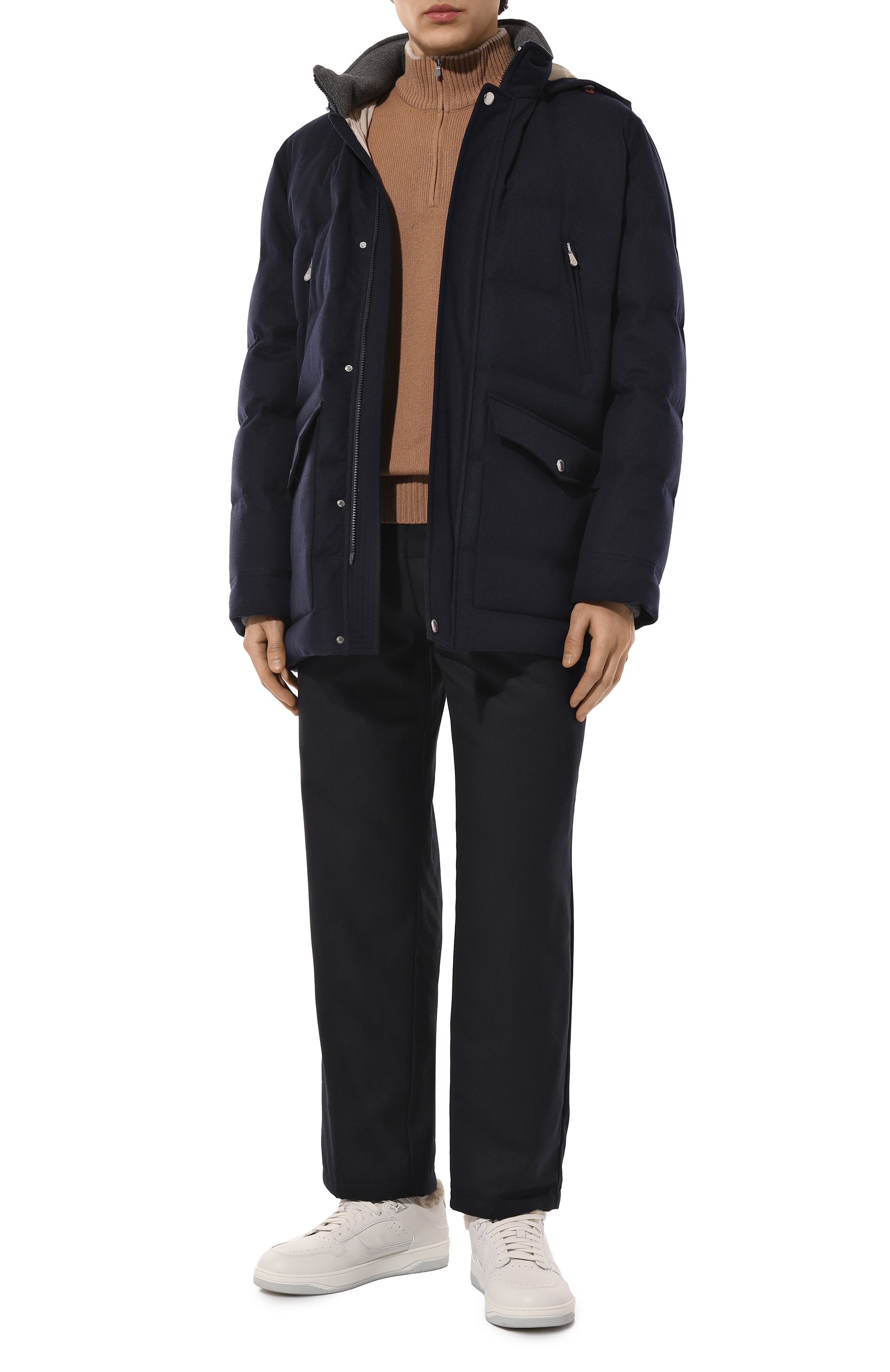 Шерстяной пуховик BRUNELLO CUCINELLI, арт. MM4631823, фото 2