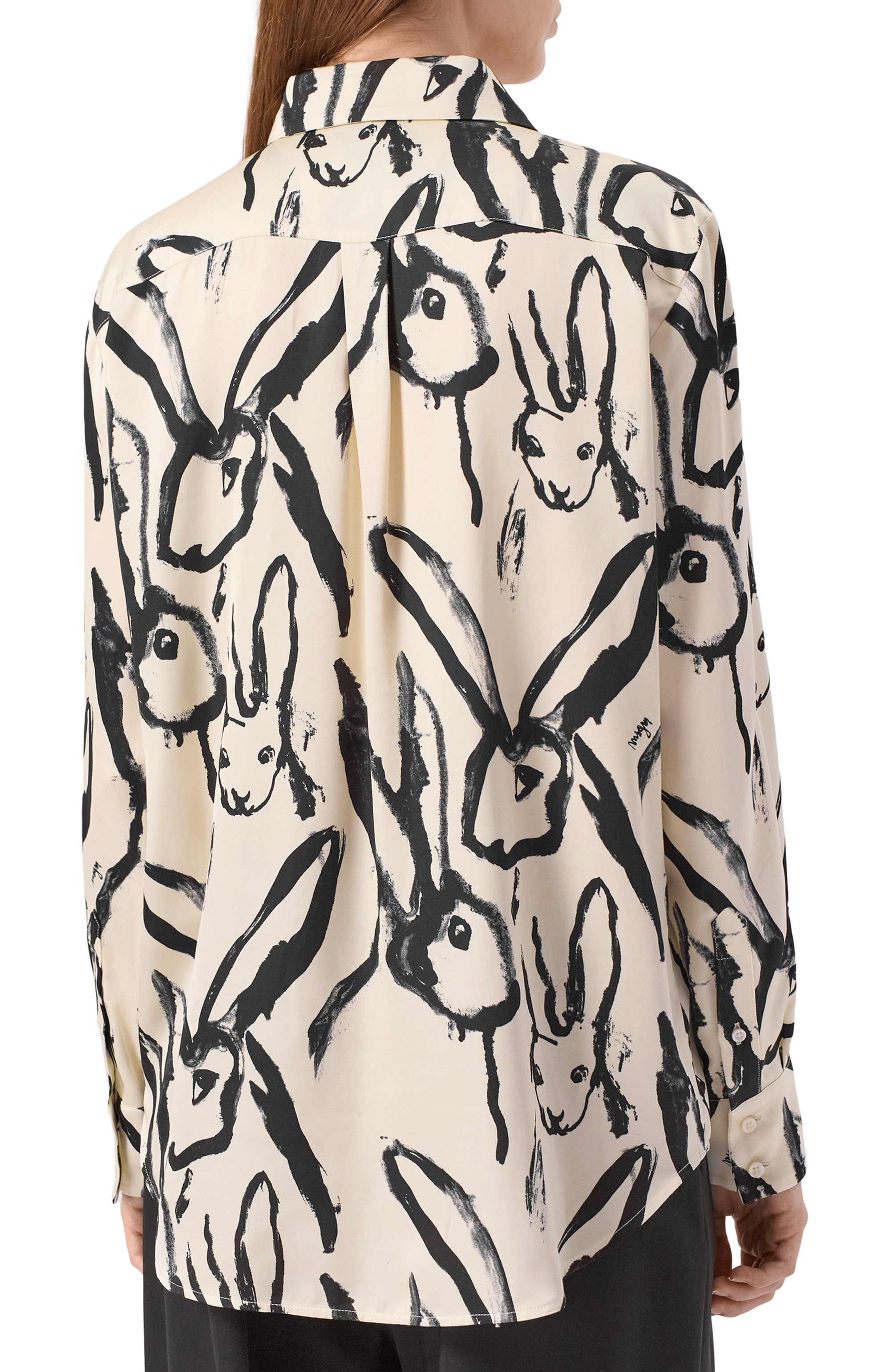 Рубашка из вискозы MSGM, арт. 3941MDE27/257655, фото 4